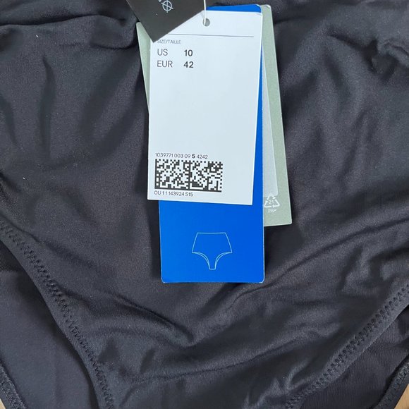 H&M High-Waisted Brazilian Bikini Bottom Sz 10 - Picture 4 of 5